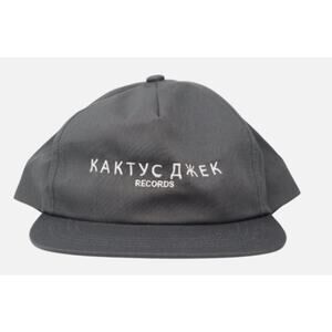 Travis Scott Cactus Jack Records Cyrillic Logo Hat‎ Adjustable Strapback Cap
